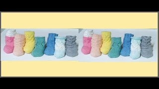 🧦Lochmuster 2 Socken stricken Rund stricken [upl. by Sobmalarah59]