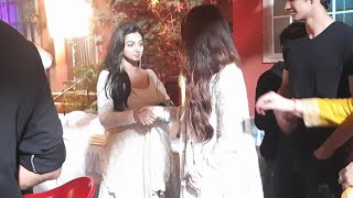 YRKKH New Cast Garvita Sadhwani Meet Old Cast Shivangi Joshi at Rajan Shahi Iftaar Party [upl. by Eornom]