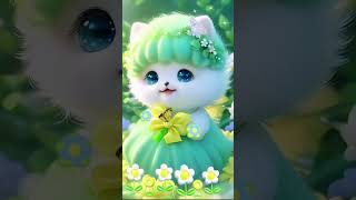 Very Beautiful Naat Hasbi Rabbi Jallal Laa  Cute Cat  islamicstatus viral trending status [upl. by Arther]