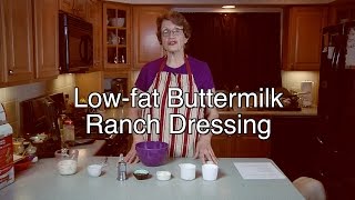 Low fat Buttermilk Ranch Dressing [upl. by Aissila385]