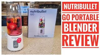 REVIEW Nutribullet GO Portable Blender USBC Charging for Smoothies [upl. by Eneli]