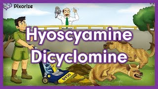 Hyoscyamine Dicyclomine Mnemonic for USMLE [upl. by Riggins]