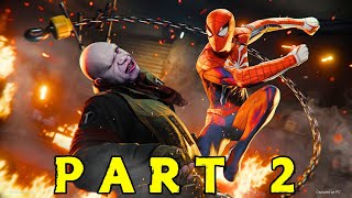 DEFEATING A GIANT  MARVEL SPIDER MAN GAMEPLAY PART 2 [upl. by Rumpf281]