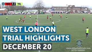 Full Match  West London Football Trial  December 20th [upl. by Blanchette]