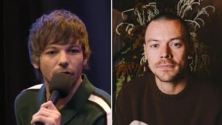 Louis Tomlinson REACTS to Harry Styles Shaving His Hair Off [upl. by Rania]