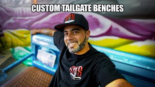 How to Turn Old Tailgate to Custom Benches [upl. by Nylrats]