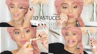 LES 10 MEILLEURES ASTUCES BEAUTÉ QUE TOUTES LES FILLES DEVRAIENT CONNAÎTRE  😲👌 [upl. by Gayl]