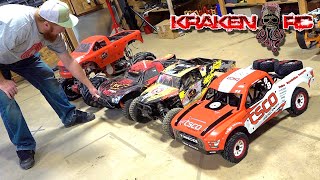 LARGE GAS POWERED TOYS KRAKEN KV5TT 29cc RTR TSCO TRUCK  RC ADVENTURES [upl. by Jala252]