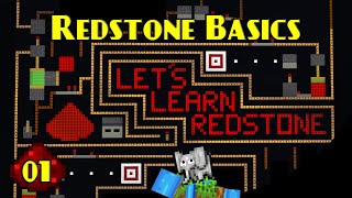 Redstone Basic Guide  Lets Learn Redstone 01  Minecraft Bedrock Redstone Tutorial [upl. by Judy]