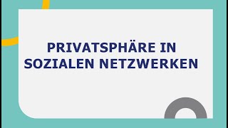 Privatsphäre im Internet l Goethe B2 Präsentation I Teil 1 I Prüfungsvorbereitung [upl. by Kerk]