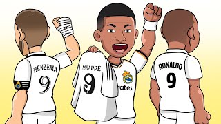 Failure at Euro 2024 Kylian Mbappe went to Real Madrid to become a Legend  Football Animation [upl. by Quinby651]