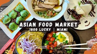 We went to the 1800Lucky  Miamis Only AllAsian Food Market Well let you know if its worth it [upl. by Ayila]