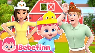 🐓 The Rooster and The HenㅣEP133ㅣBebefinn Nursery Rhymes and Kids Songs [upl. by Llesig]