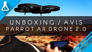 PARROT AR DRONE 20 ✈ Un bon drone pour débuter 🔬 AVIS  TEST Fr [upl. by Tebor]