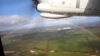 Fly over the Rainbow with Aer Lingus Regional ATR 42300 [upl. by Winnick]