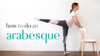 how to do an arabesque  balletnow [upl. by Ellis]