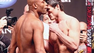 Anderson Silva to Chael Sonnen quotYou never came to my house for a barbecuequot [upl. by Anuahc]