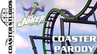 Coaster Parody The Joker at Six Flags Great Adventure [upl. by Steel]