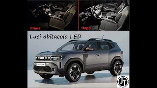 INSTALLAZIONE LUCI LED ABITACOLO DACIA DUSTER MK3 2024 [upl. by Anile]