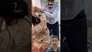 Mid back pain chiropractic treatment [upl. by Kam]