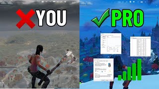 How Pros Get 0 INPUT LAG in FORTNITE [upl. by Fanchet701]