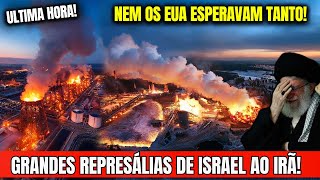 NEM OS EUA ESPERAVAM TANTO As represálias massivas de Israel contra as centrais do Irã [upl. by Naujat326]