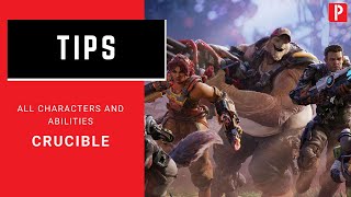 All Crucible Characters and Abilities Gameplay Guide [upl. by Lua]