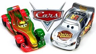 Kmart Rip Clutchgoneski and Lightning McQueen with Metallic Finish Disney Pixar Cars 2 Toys Day 10 [upl. by Nera]