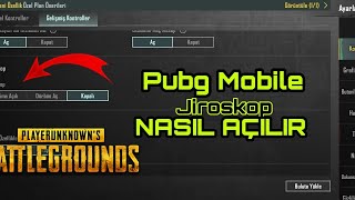 30 SANİYEDE JİROSKOP AÇMAPUBG mobile•2022 [upl. by Coppock584]