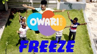 Party Freeze Dance Song  Owarikids Preschool Songs  Circle Time Game [upl. by Wilmar]