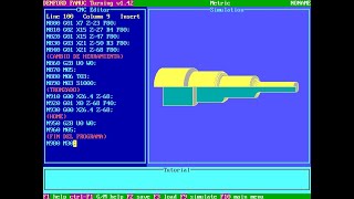 Curso CNC FANUC  Clase 17 Práctica 12 Radios G02 y G03 [upl. by Alliuqahs]