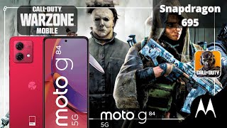 Call of Duty Warzone Mobile Prueba Gaming en el Motorola G84 5G Snapdragon 695 Rendimiento [upl. by Edyaw]