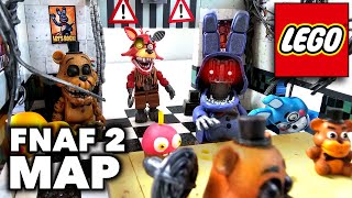 Building the Fnaf 2 Map with McFarlane Legos  2023 Fnaf Unboxing Review [upl. by Archer843]