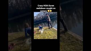 Funny crazy Karen meltdown caught on camera💀😂 funny karen shorts crime police cops memes [upl. by Zitvaa]