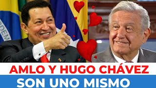 El VIDEO que MUESTRA que AMLO y HUGO CHÃVEZ HABLAN exactamente IGUAL [upl. by Attlee]