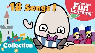 Humpty Dumpty and Lots More Songs for Children  Kids songs amp nursery rhymes [upl. by Penhall792]