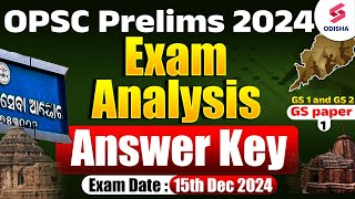 OPSC OAS Prelims Exam Analysis  OAS  OCS Exam Analysis  Difficulty Level OCS Paper Answer Key [upl. by Wordoow]