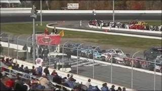 NASCAR Whelen Modified Race Clips  Thompson 10172010 [upl. by Aham429]