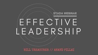 STADA Webinar Effective Leadership [upl. by Leirbma]