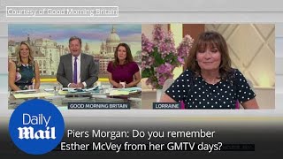 Lorraine Kelly and Esther McVeys AWKWARD tv exchange [upl. by Leibrag]