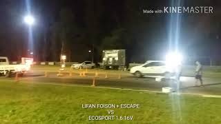 CLASE 1 LIFAN FOISON  ESCAPE VS ECOSPORT 16 16V [upl. by Nuriel]