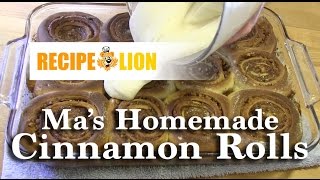 Mas Homemade Cinnamon Rolls [upl. by Enyallij]