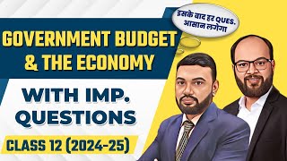 Government Budget amp The Economy  Class 12 Economics  Imp Questions  CBSE Board Exam 202425 [upl. by Schweitzer200]