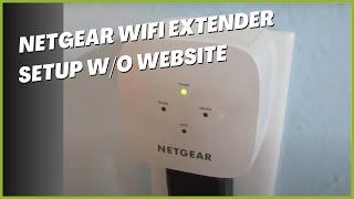 Netgear WiFi Extender Setup Without Website or Computer [upl. by Joella]