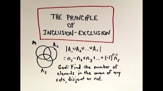 The Principle of Inclusion Exclusion  Part 1 [upl. by Ynatil]