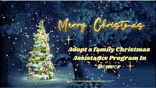 Adopt a family Christmas Assistance Program In Dеnvеr [upl. by Gloria]