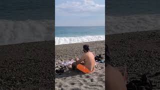 Mare Calmo 🤦😂mare sicilia shortvideo nature escapada [upl. by Hoeve573]