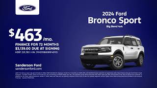 Ford Bronco Sport 10182024 4452450 [upl. by Areehs]