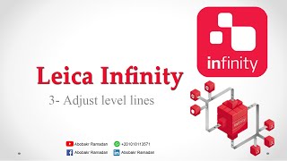 Leica Infinity 3 Adjust level Lines [upl. by Kippie]