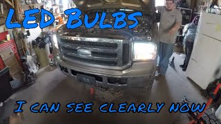 Installing New LED Bulbs on my 2006 F250 [upl. by Adnohsor]